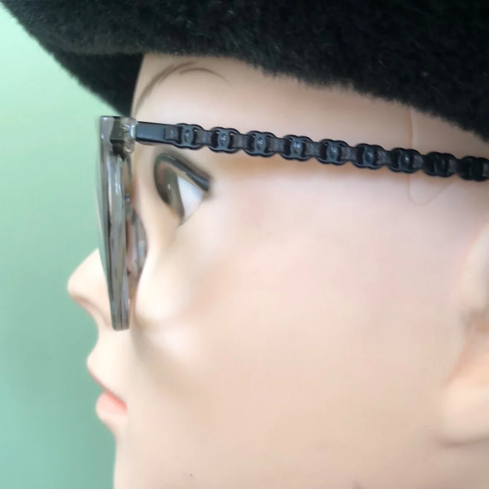 Chanel Pantos Prescription Eyeglasses Made In Italy 3408-Q with Case